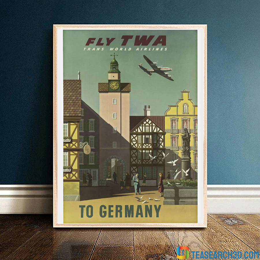Vintage travel holland reprint poster