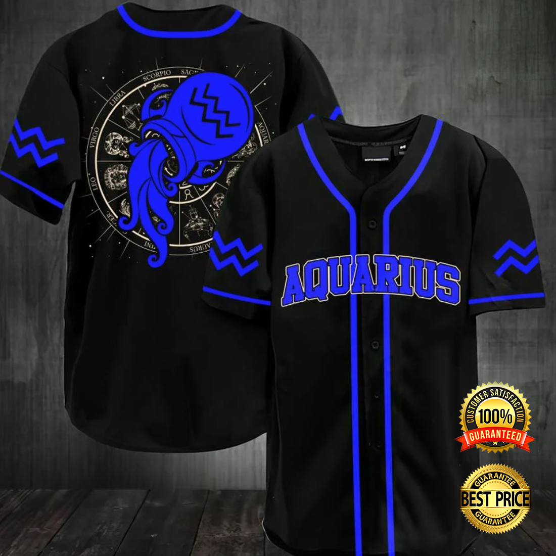 Aquarius baseball jersey 4