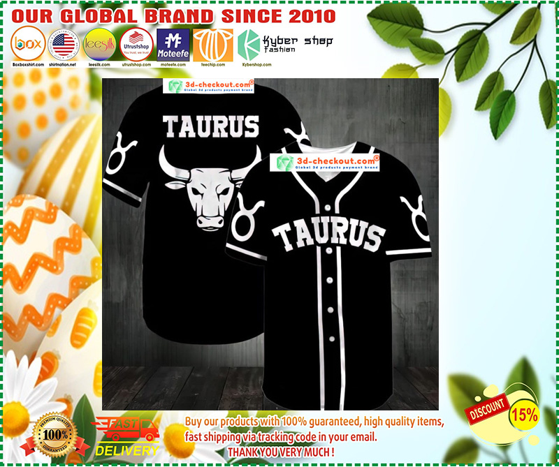 Zodiac Taurus Baseball Jersey 3