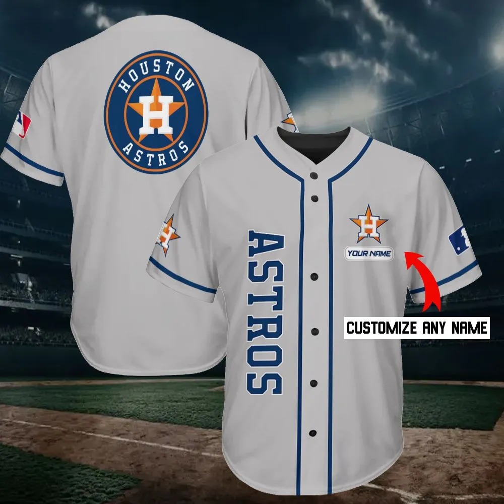 Houston Astros Personalized Baseball Jersey Shirt