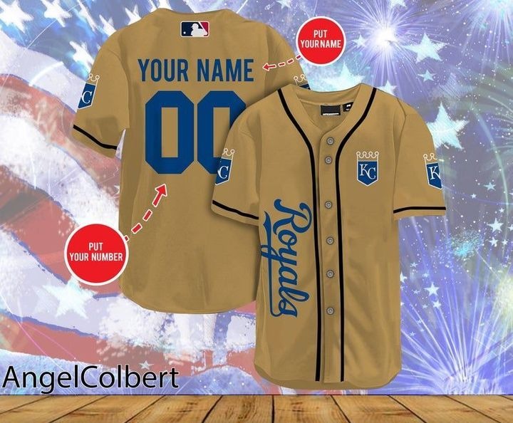 Kansas City Royals Personalized Name And Number Baseball Jersey Shirt