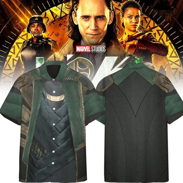 Loki Laufeyson Costume Custom Short Sleeve Shirt