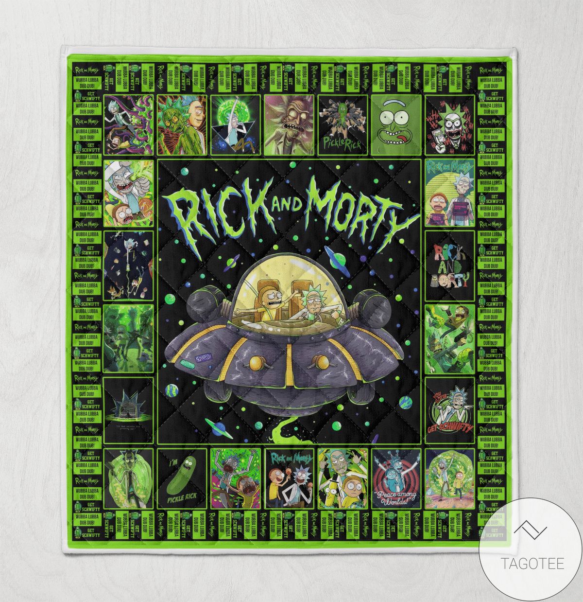 Rick And Morty Blanket Quilt