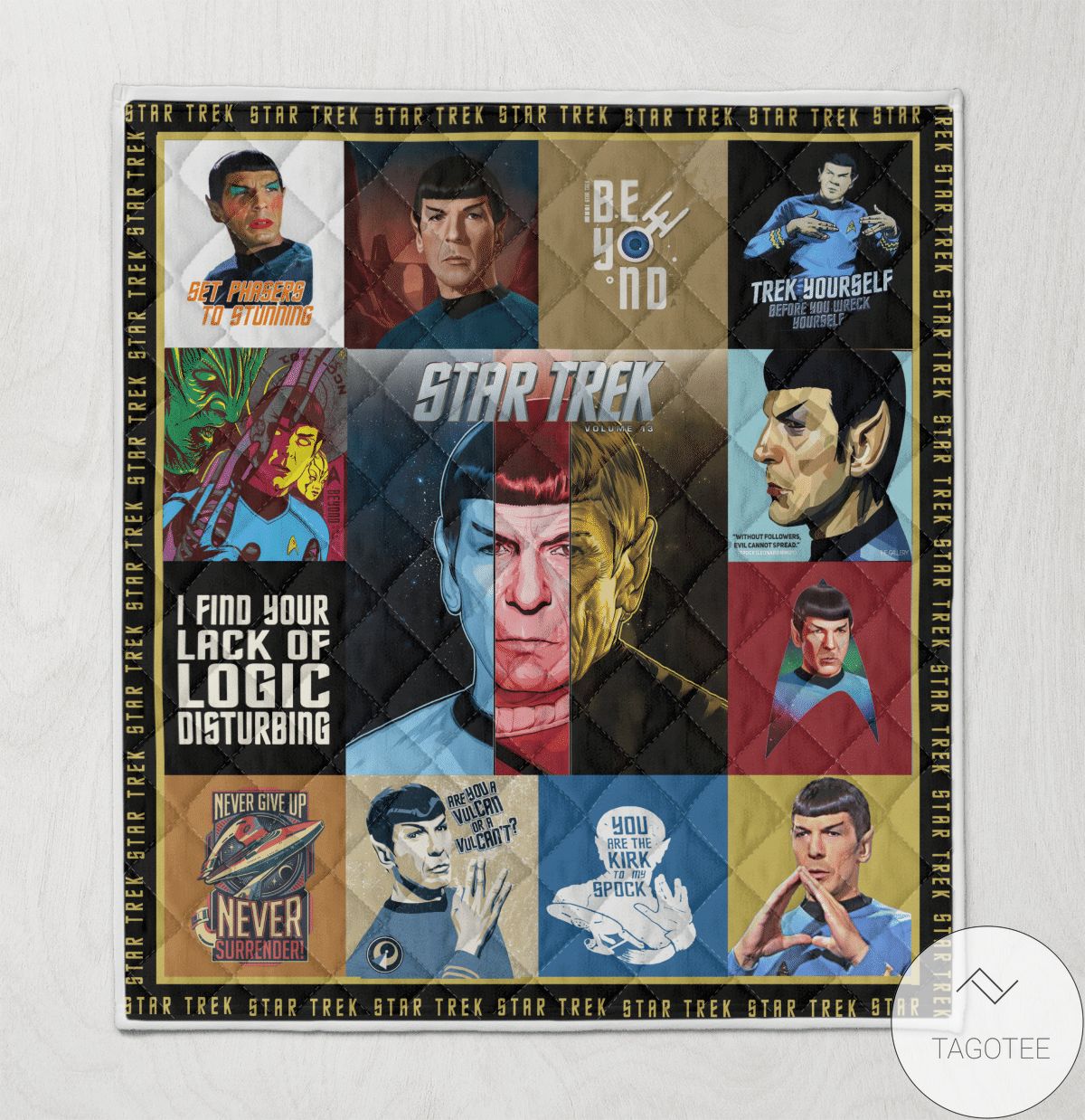 Star Trek Quilt Blanket Quilt