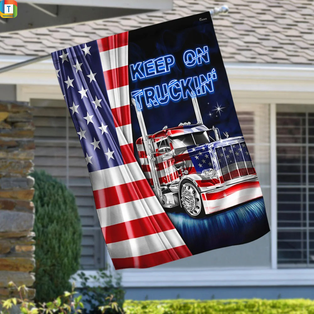 Truck Keep On Truckin American Flag