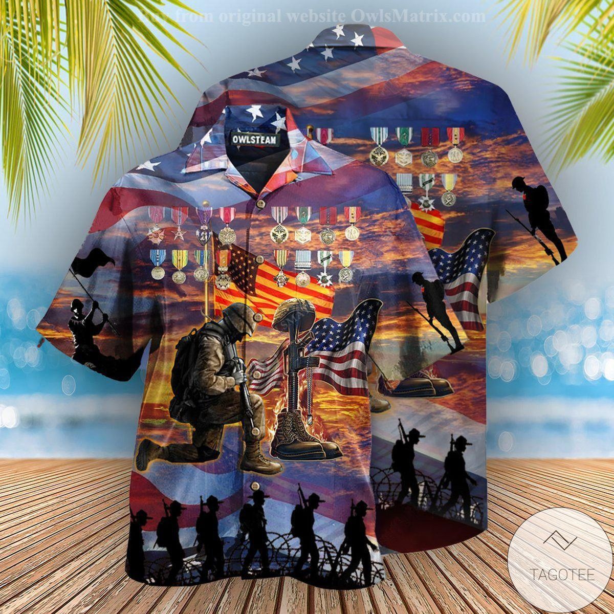 Veteran The High Price Of Freedom Is A Cost Paid By A Brave Few Hawaiian Shirt