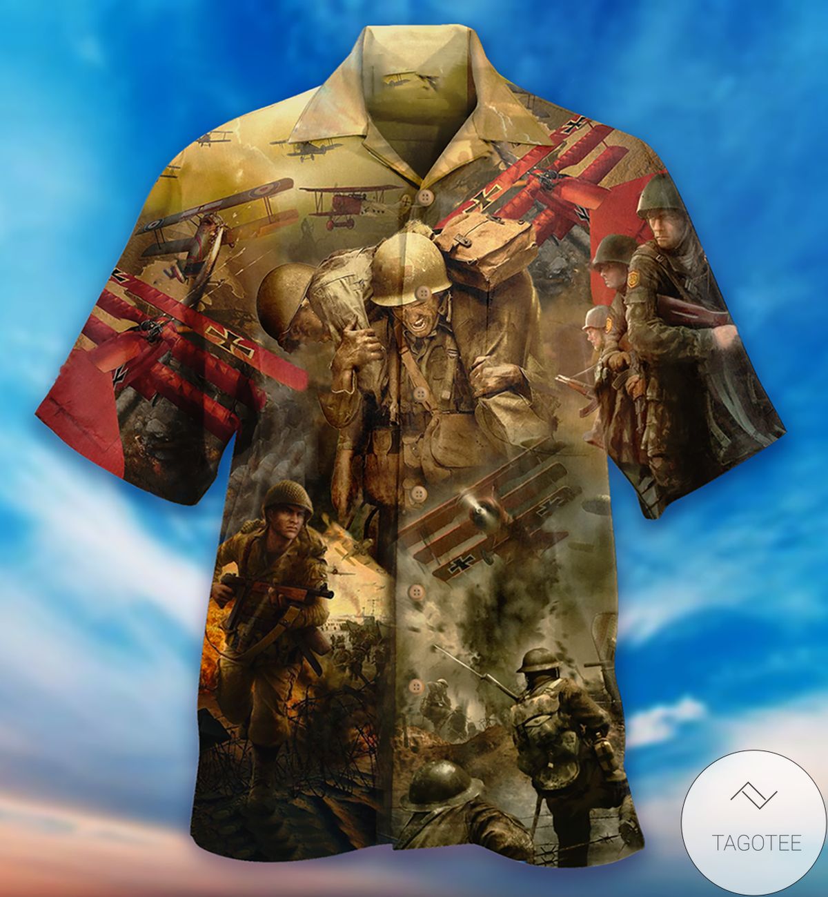 Veteran War And Peace Hawaiian Shirt