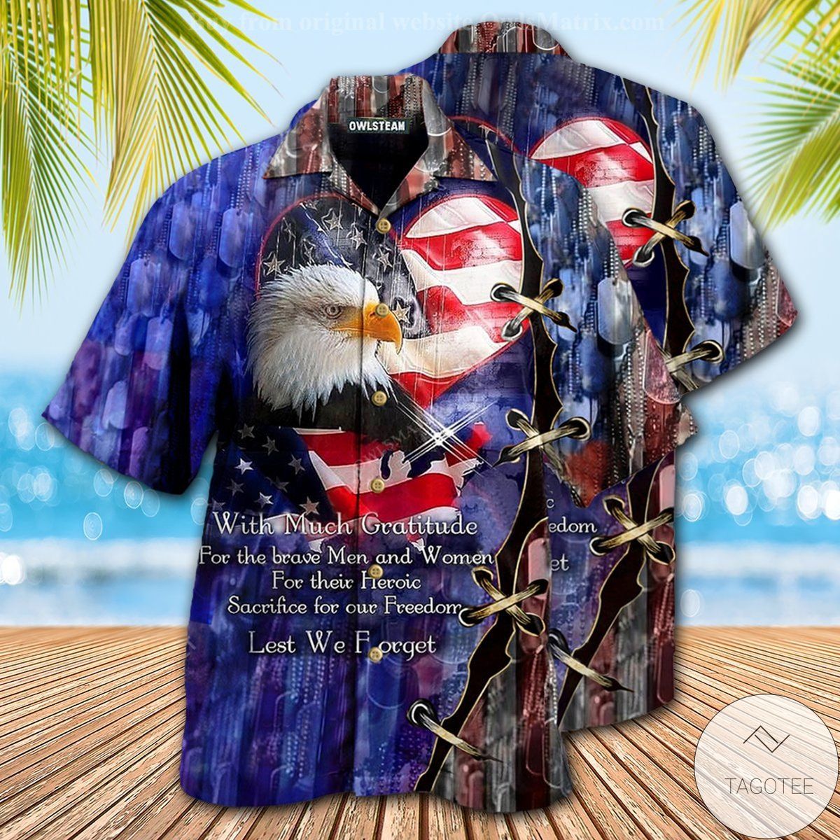 Veteran With Much Gratitude For The Brave Men And Women Hawaiian Shirt