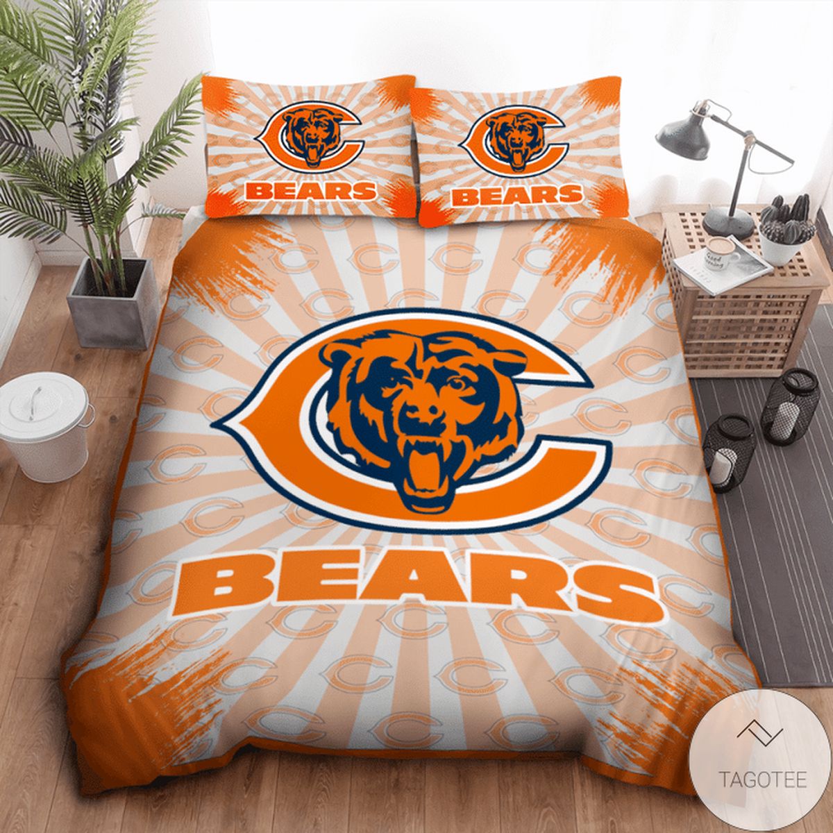 Chicago Bears Logo Bedding Set