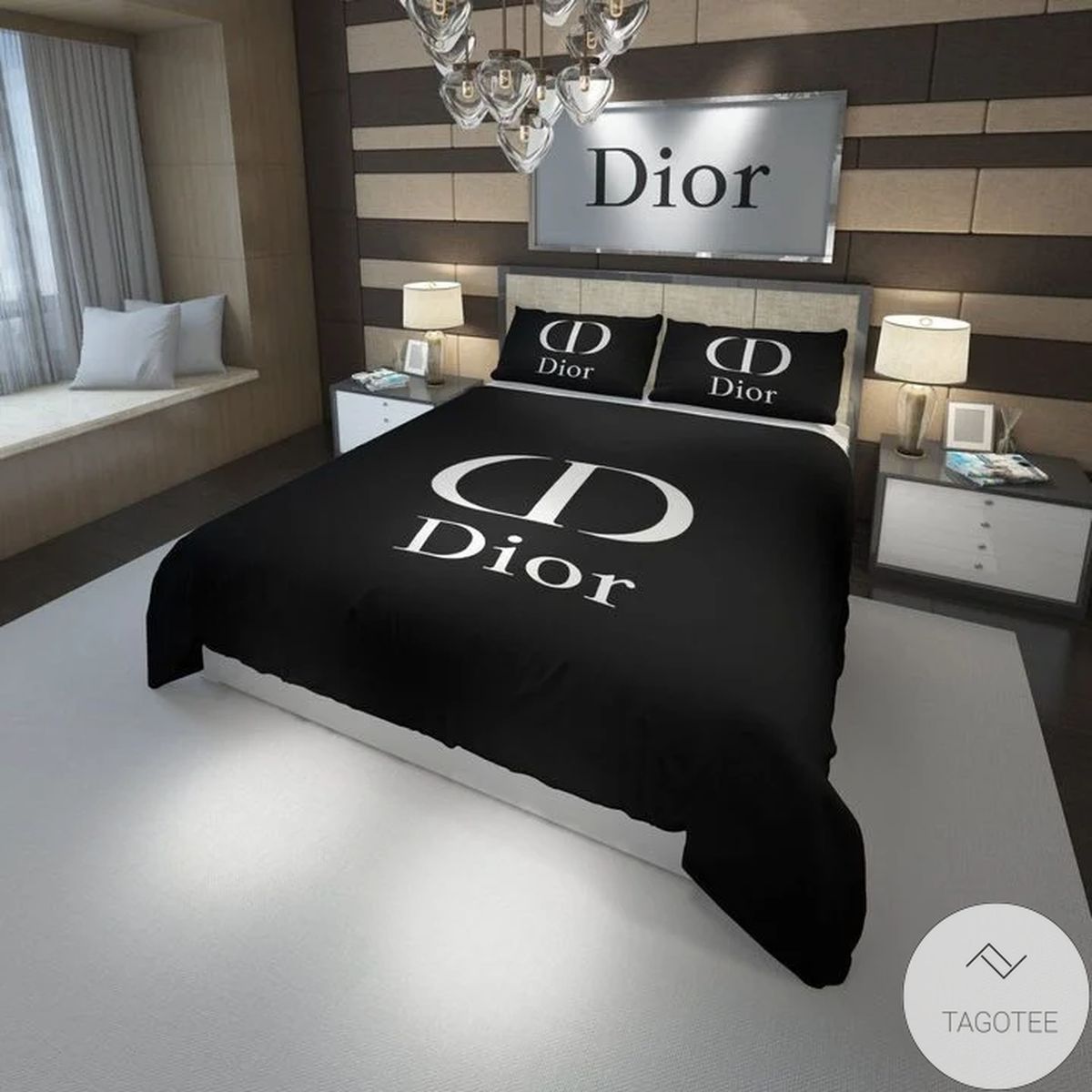Dior Logo Bedding Set