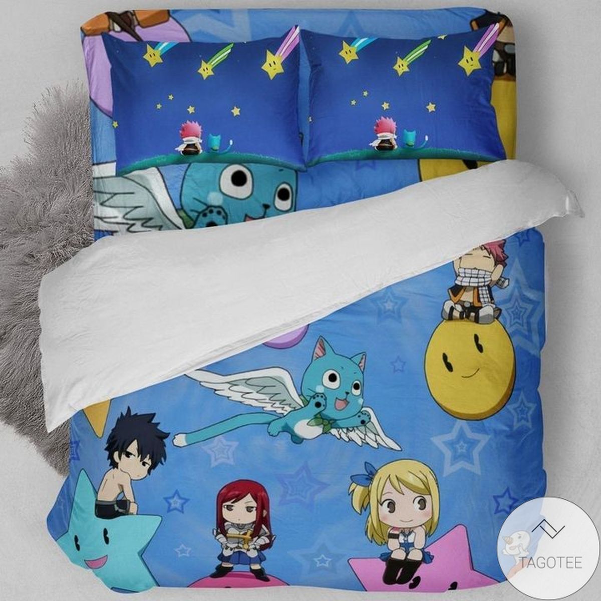 Fairy Tail Chibi Bedding Set