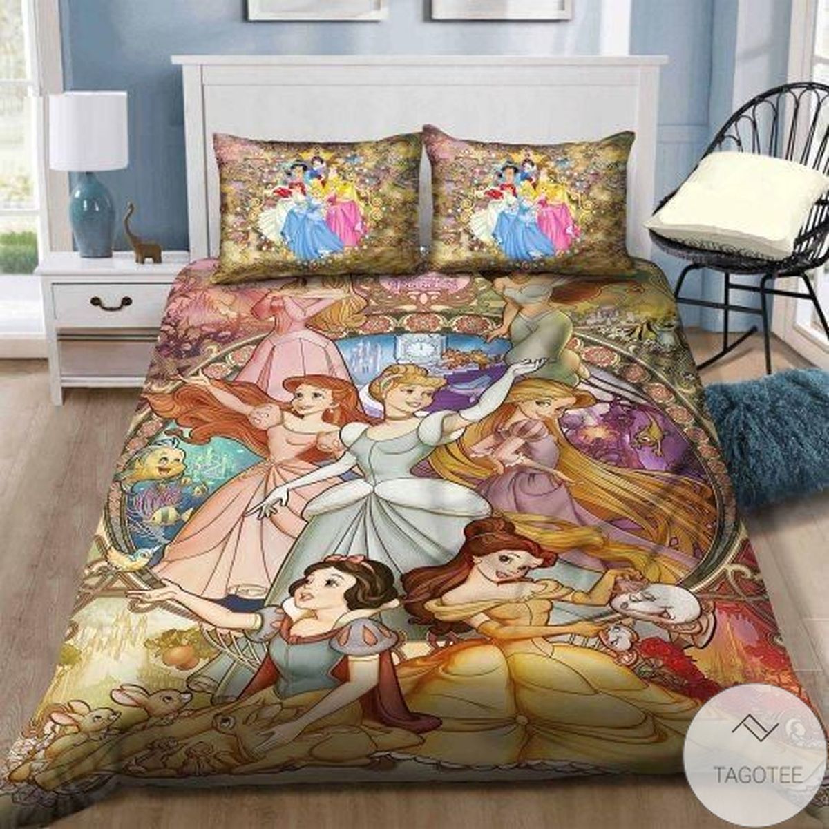 Famous Disney Princesses Bedding Set