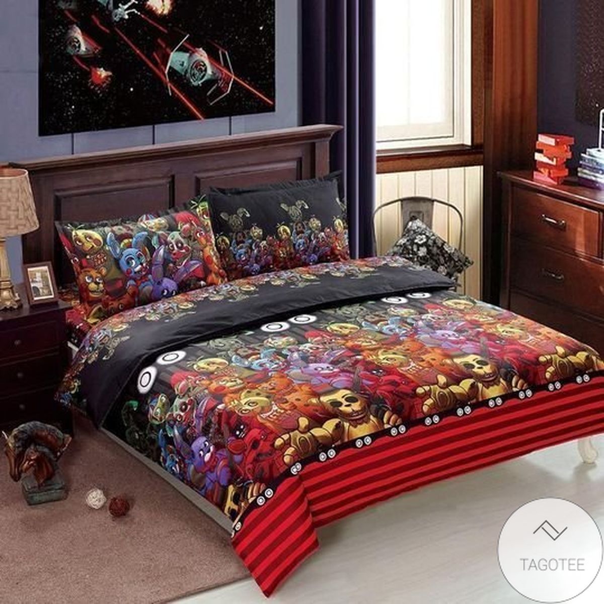 Five Nights At Freddy's Colorful Bedding Set