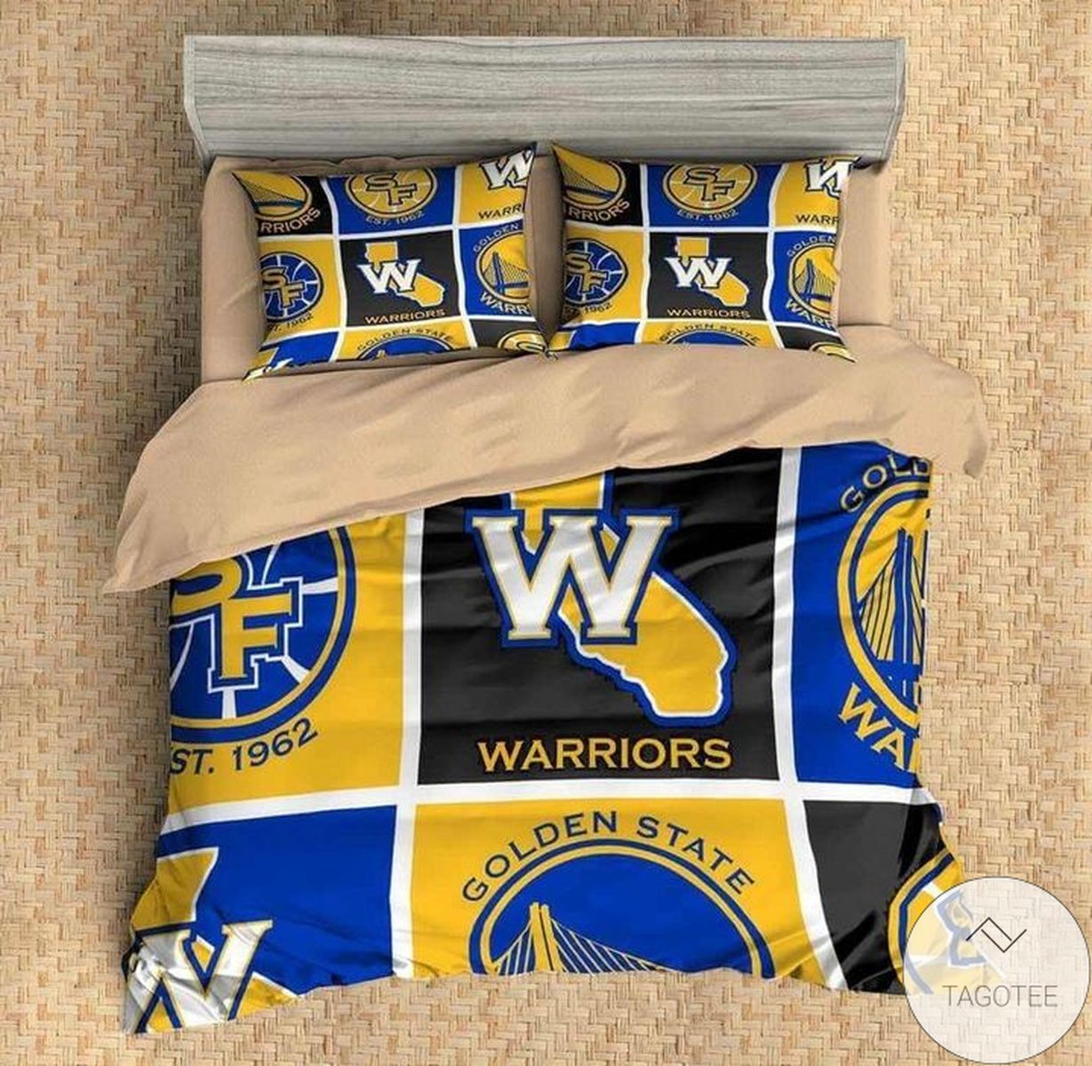 Golden State Warriors Logo Bedding Set