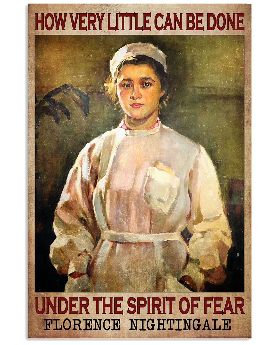 Excellent How Very Little Can Be Done Under The Spirit Of Fear Poster