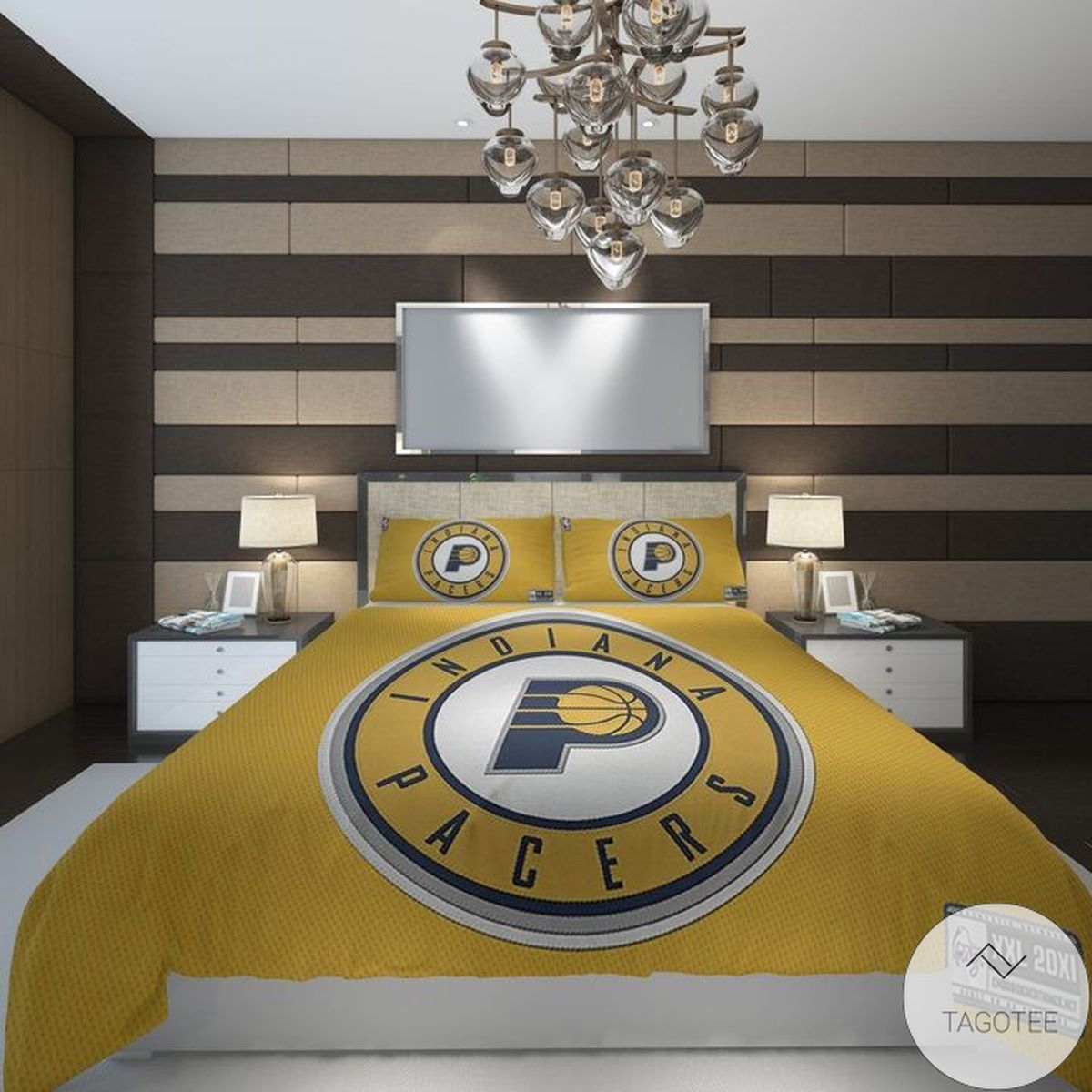 Indiana Pacers Basketball Bedding Set