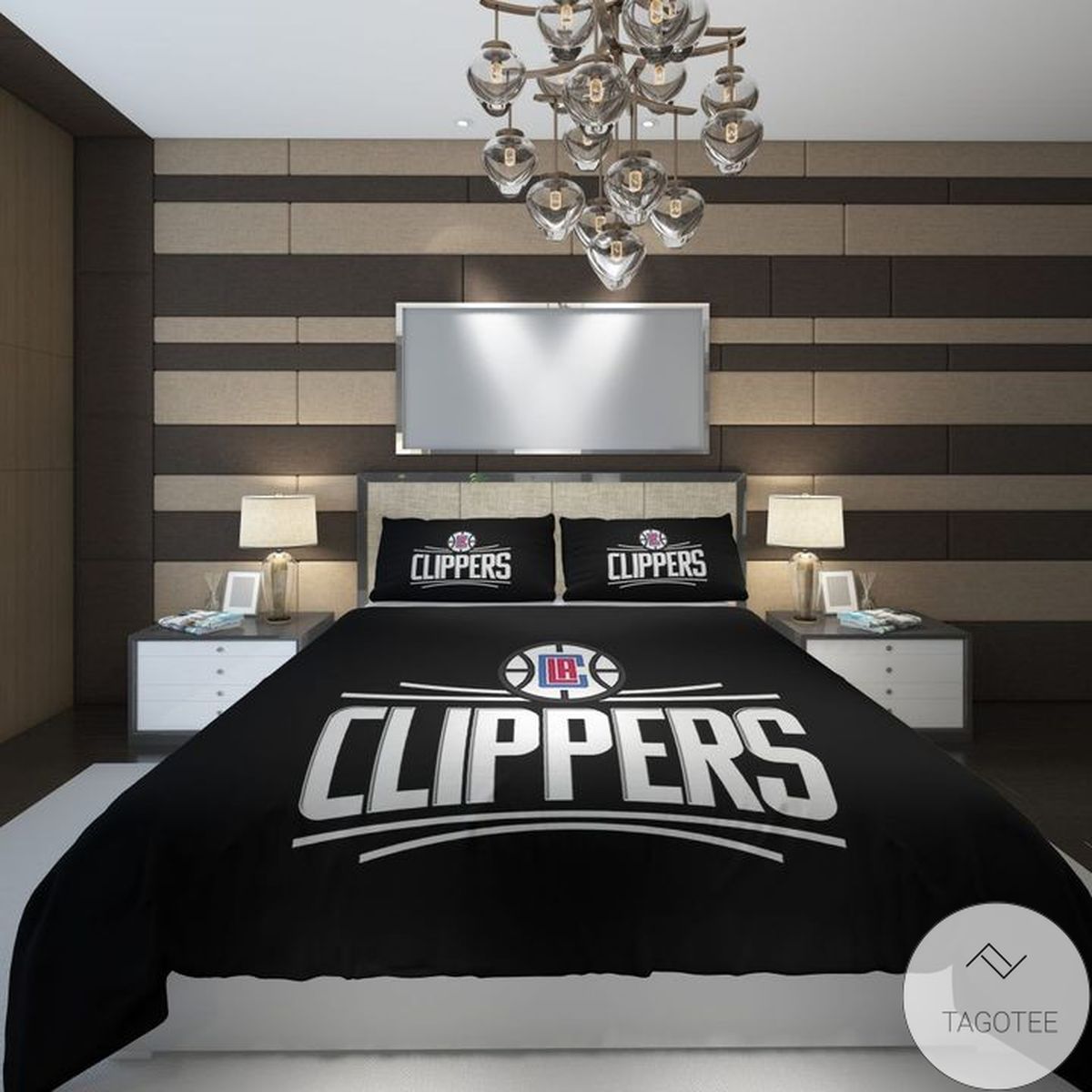 Los Angeles Clippers Basketball Bedding Set