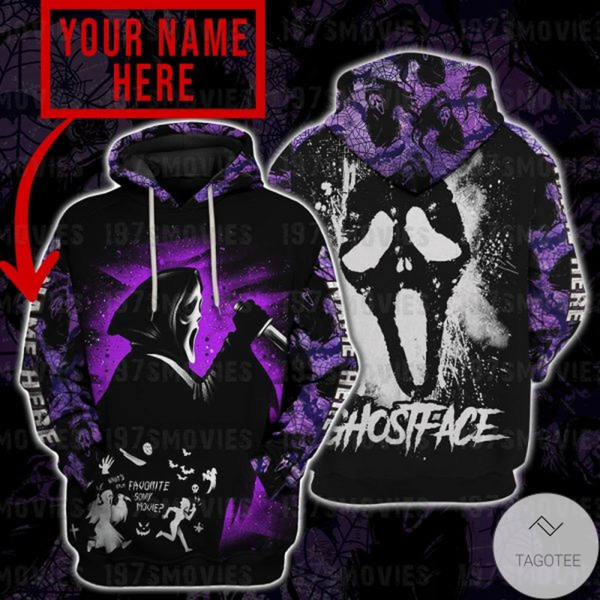 Top Rated Personalized Ghostface Scream Hoodie