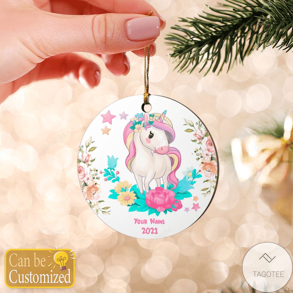 Great Personalized Unicorn Christmas Ornament • Vietnamreflections shop
