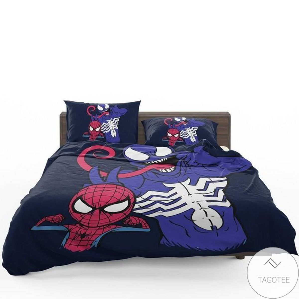 Spider-man And Venom Artwork Bedding Set