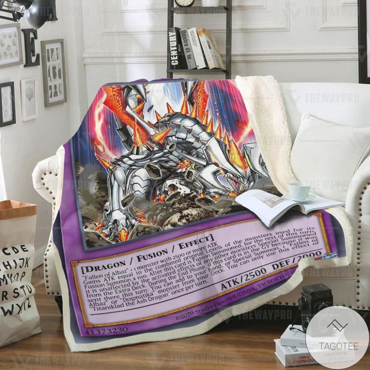 Titanikas The Ash Dragon Custom Blanket