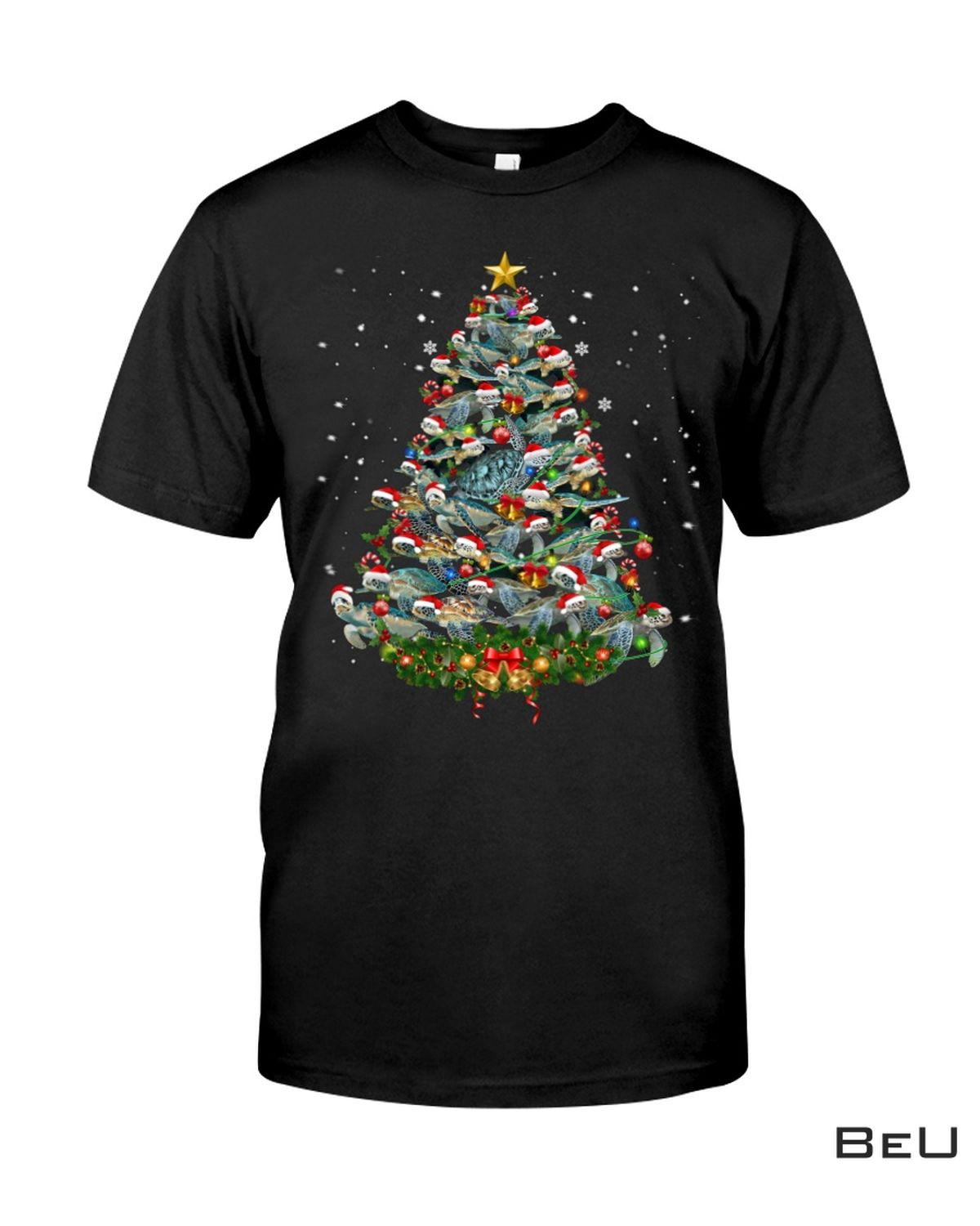 Turtle Christmas Tree Shirt