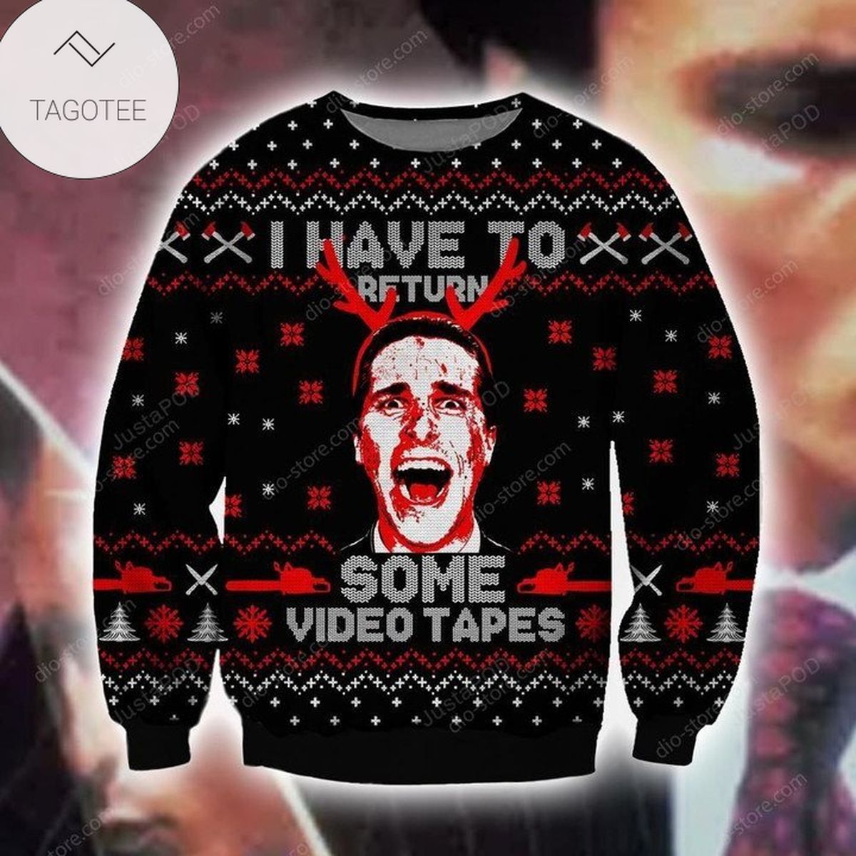 American Psycho Ugly Sweater