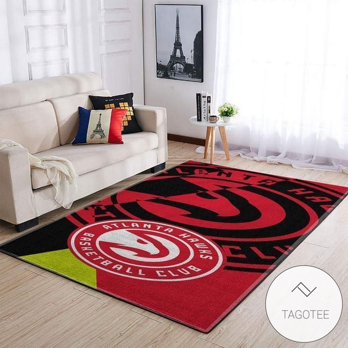 Atlanta Hawks Area Rug NBA Basketball Team Logo Carpet Living Room Rugs Floor Decor 200327
