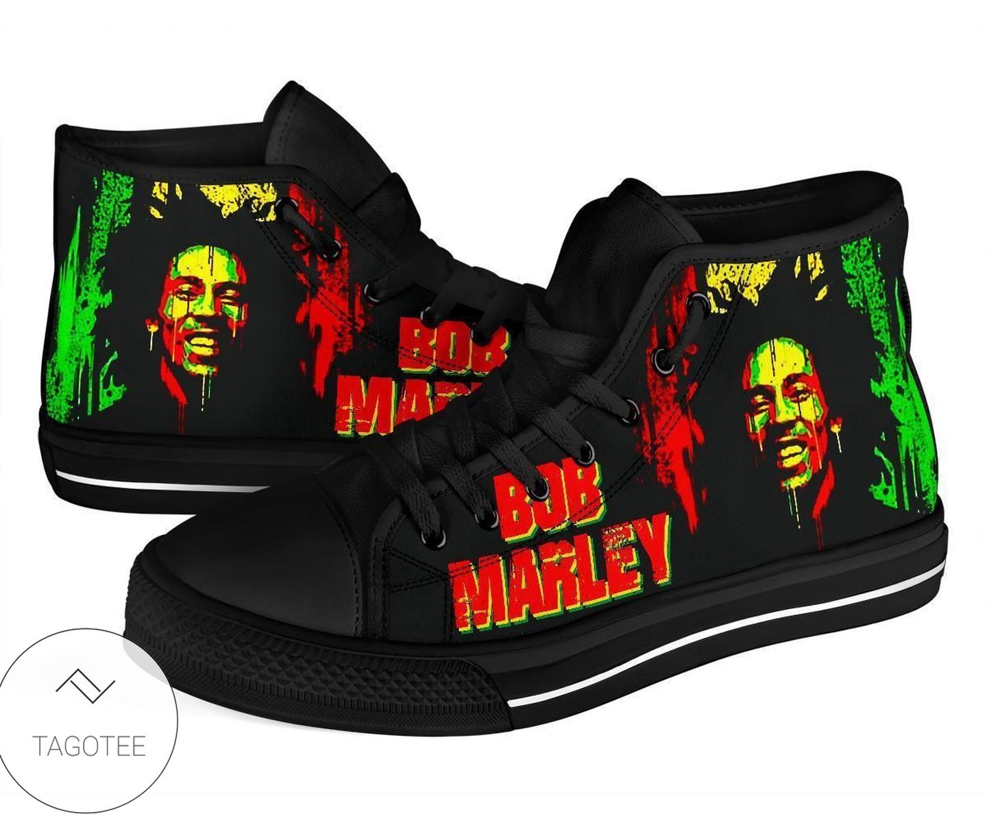 Bob Marley Sneakers High Top Shoes Fan High Top Shoes
