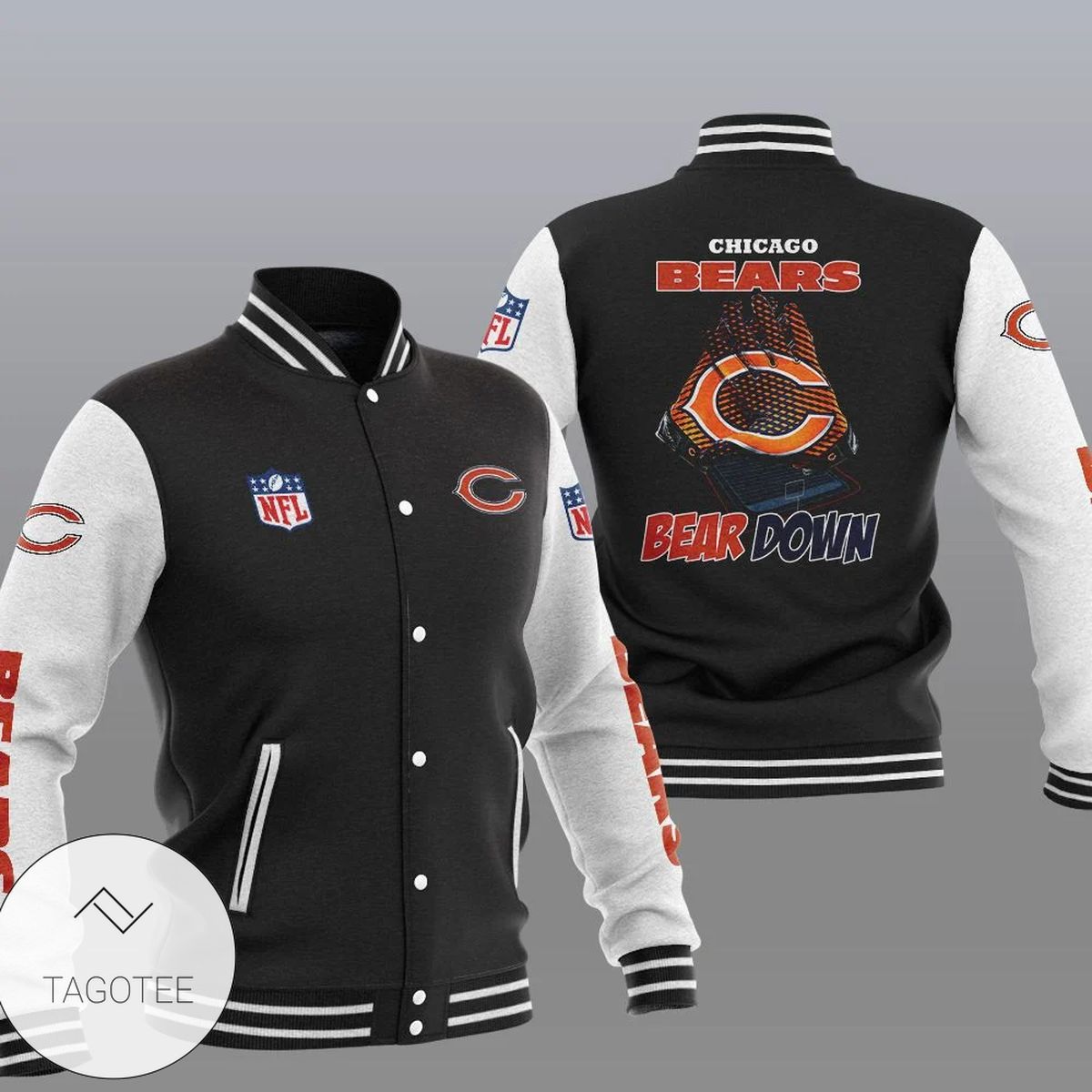 Chicago Bears Baseball Jacket