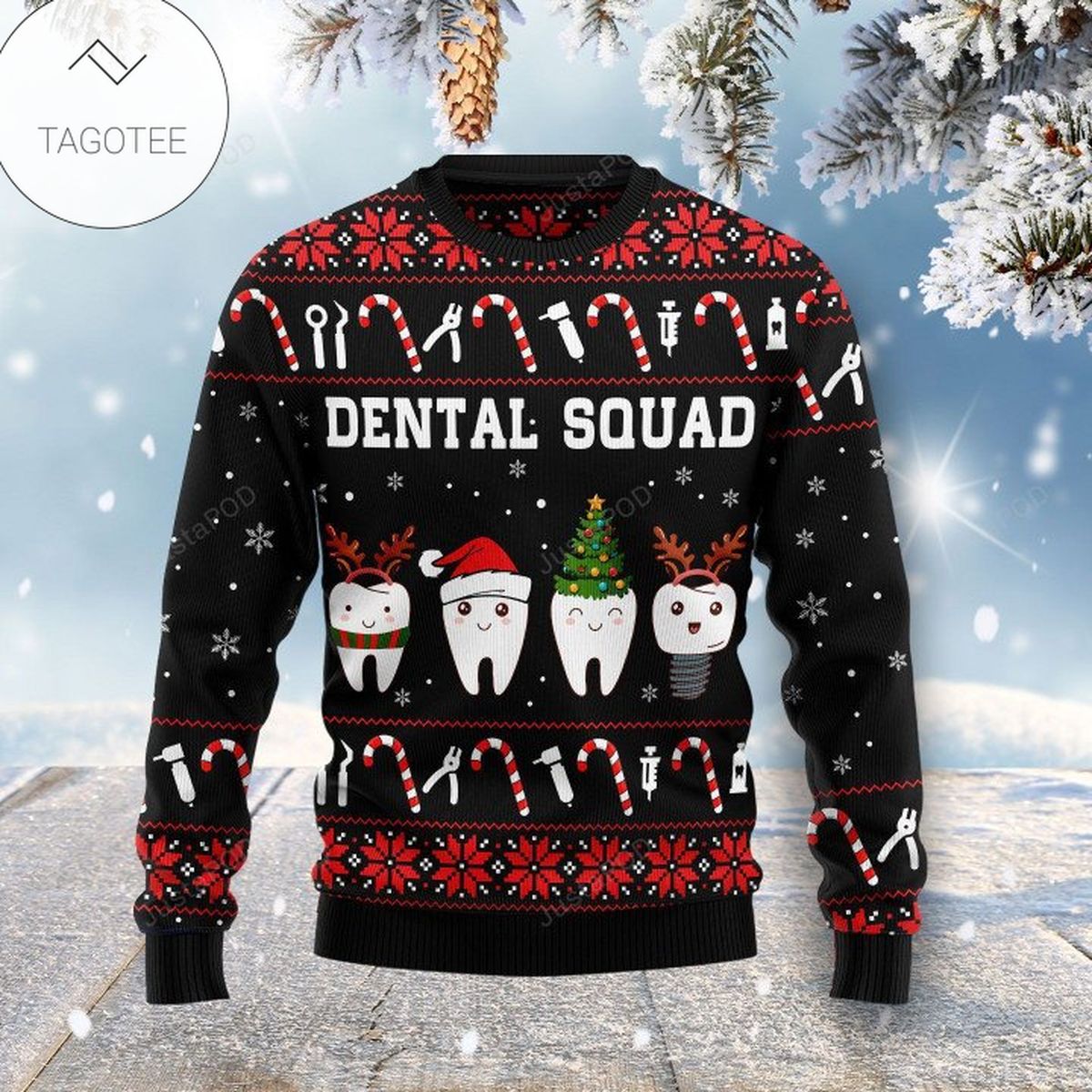 Dental Squad Ugly Christmas Sweater