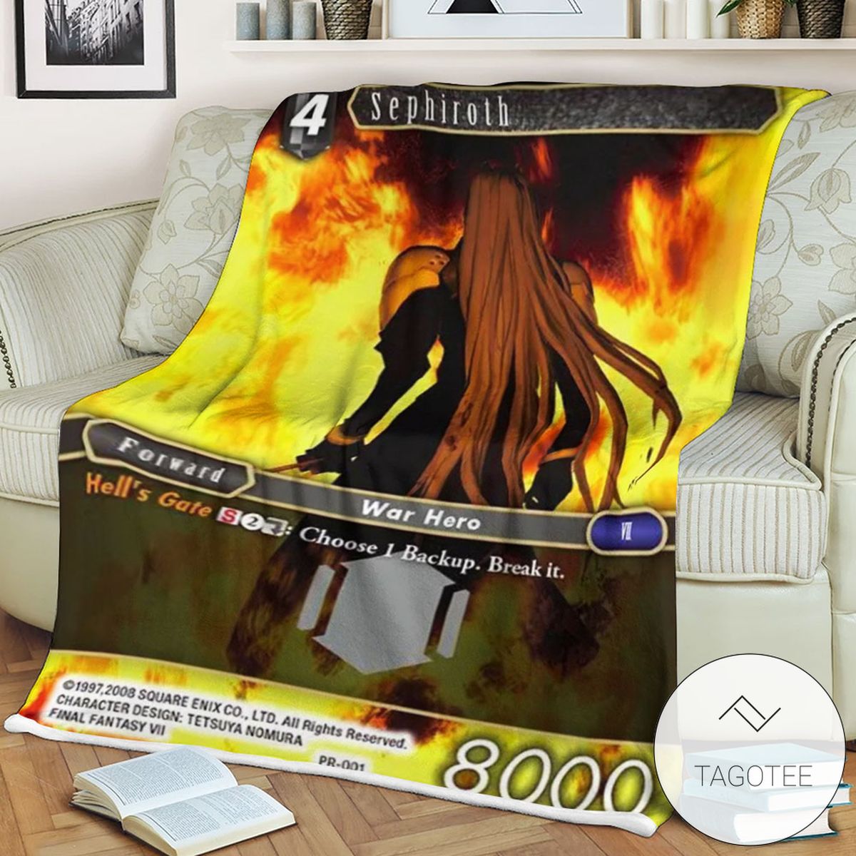FF Final Fantasy Sephiroth Blanket