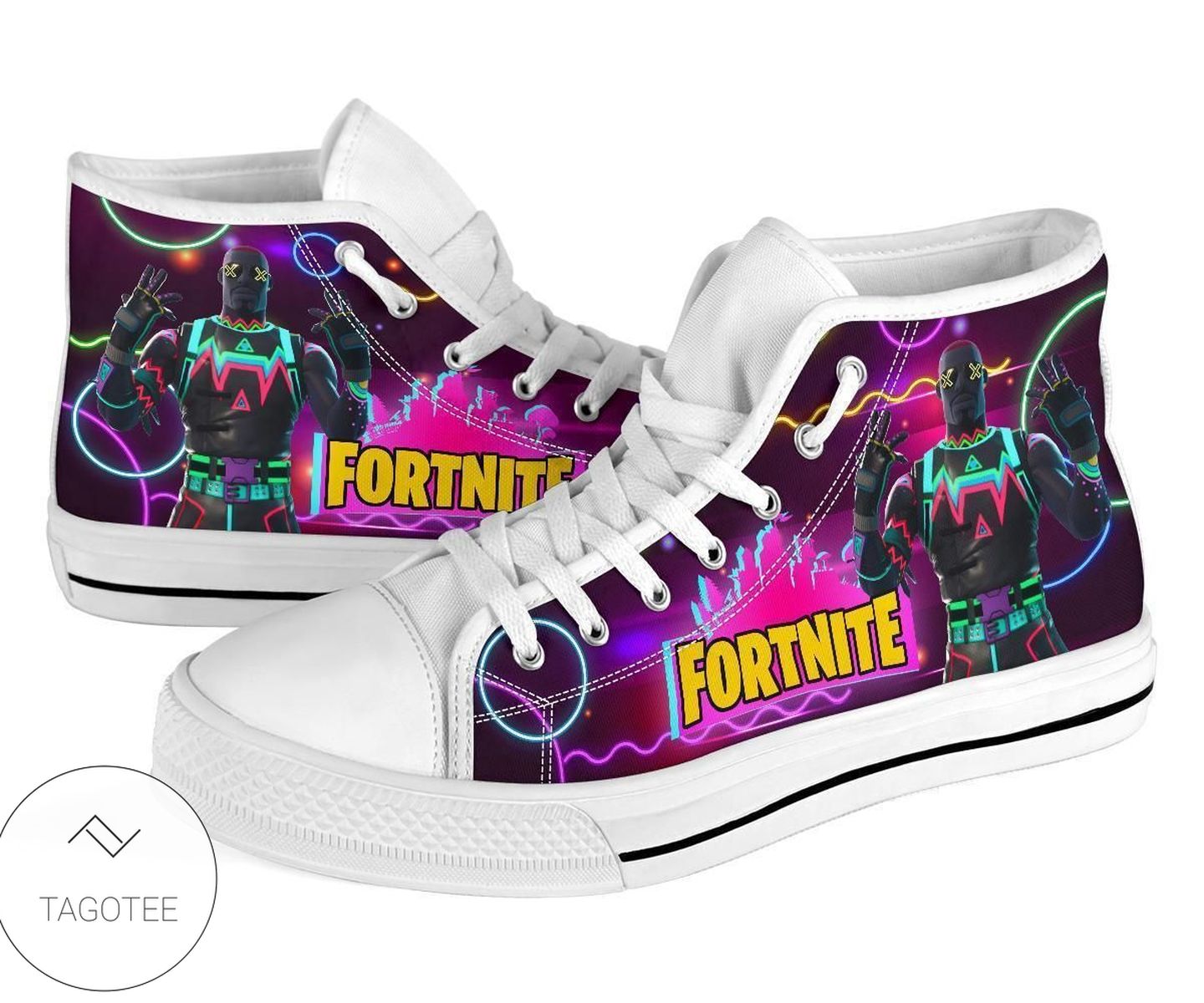 Fortnite Sneakers High Top Shoes Gamer High Top Shoes