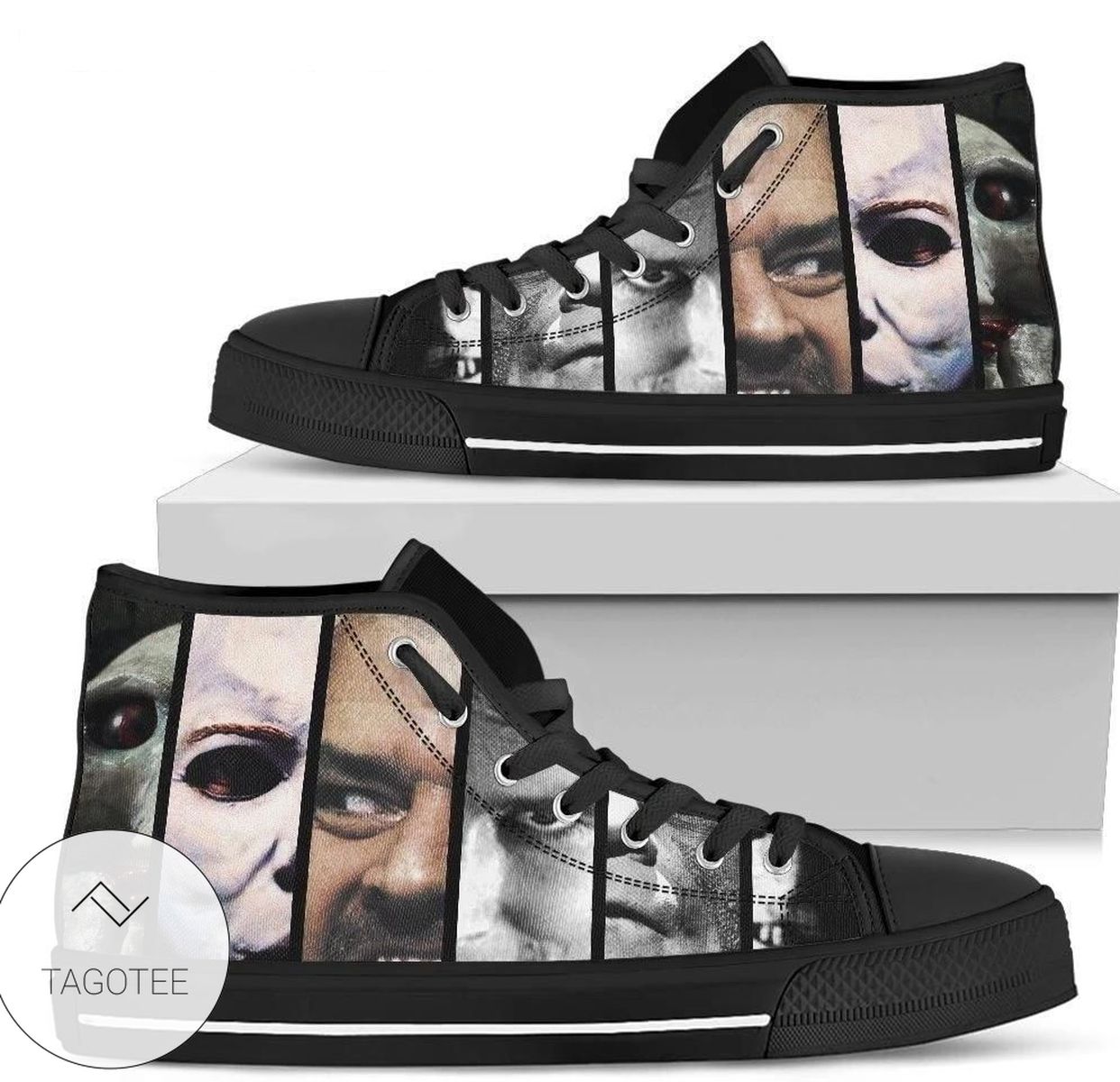 Horror Characters High Top Shoes Sneakers Fan High Top Shoes