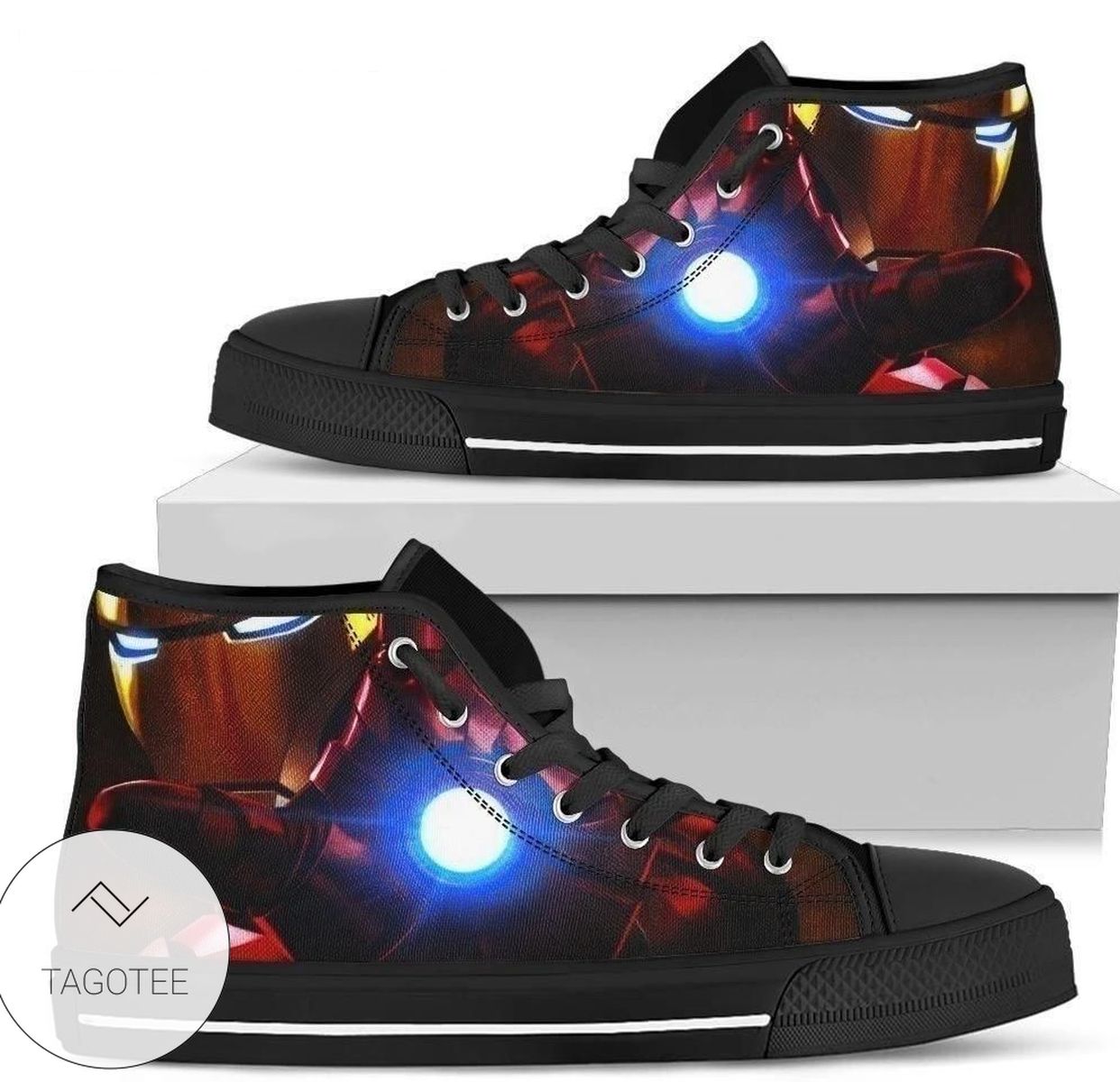 Iron Man Power High Top Shoes Sneakers Fan High Top Shoes