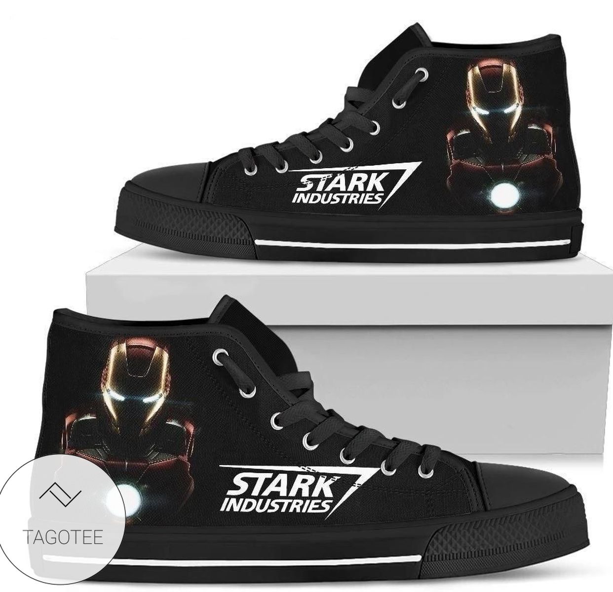 Iron Man Stark Industries Sneakers High Top Fan High Top Shoes