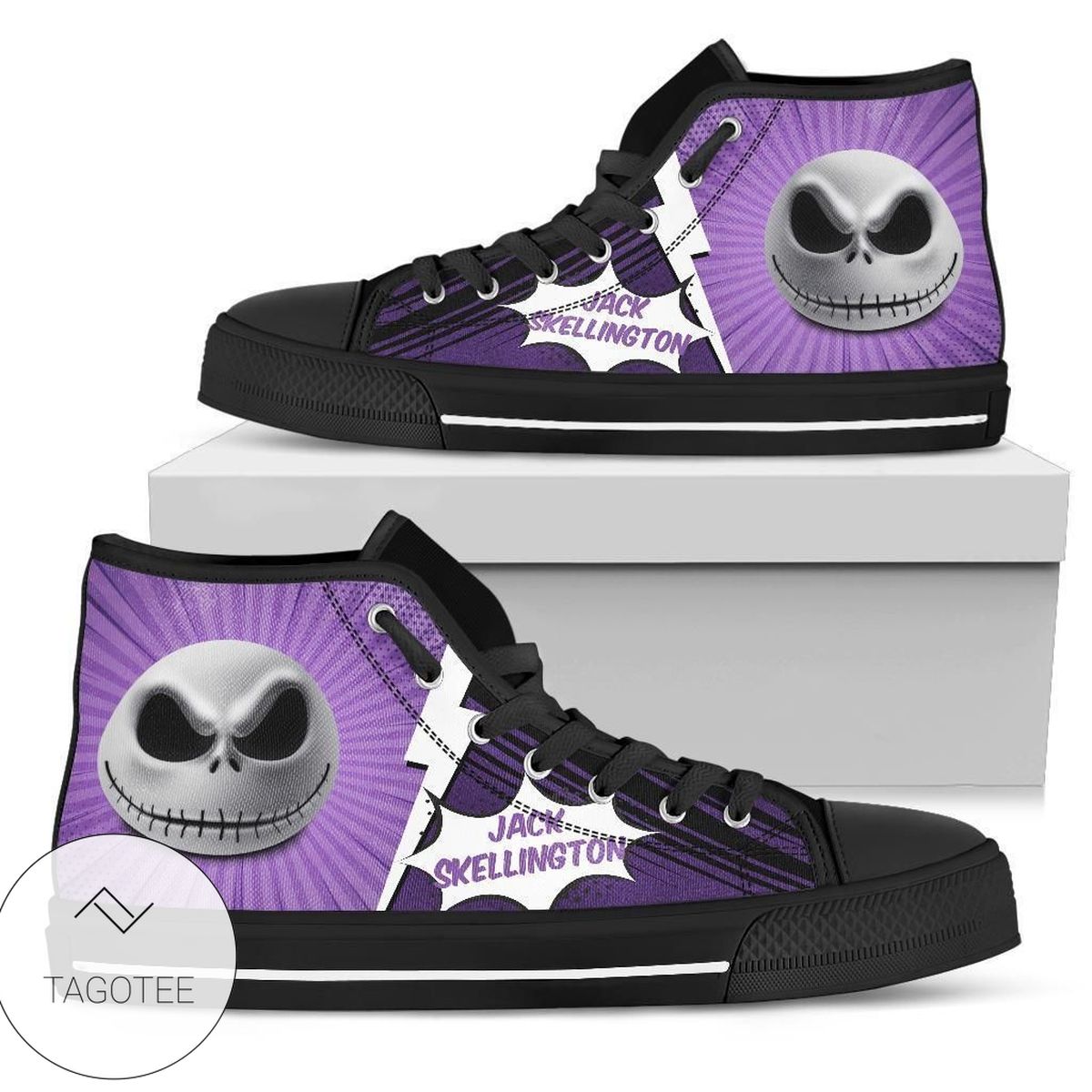 Jack Skellington Sneakers The Nightmare Before High Top Shoes High Top Shoes