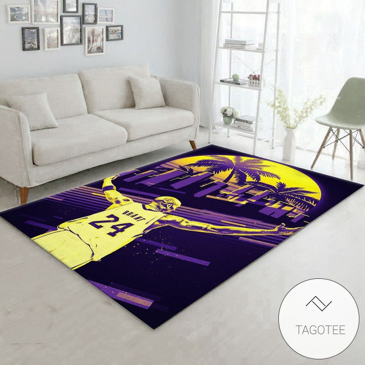 Kobe Bryant Legend 24 Lakers Sport Area Rug Rugs For Living Room Rug Home Decor