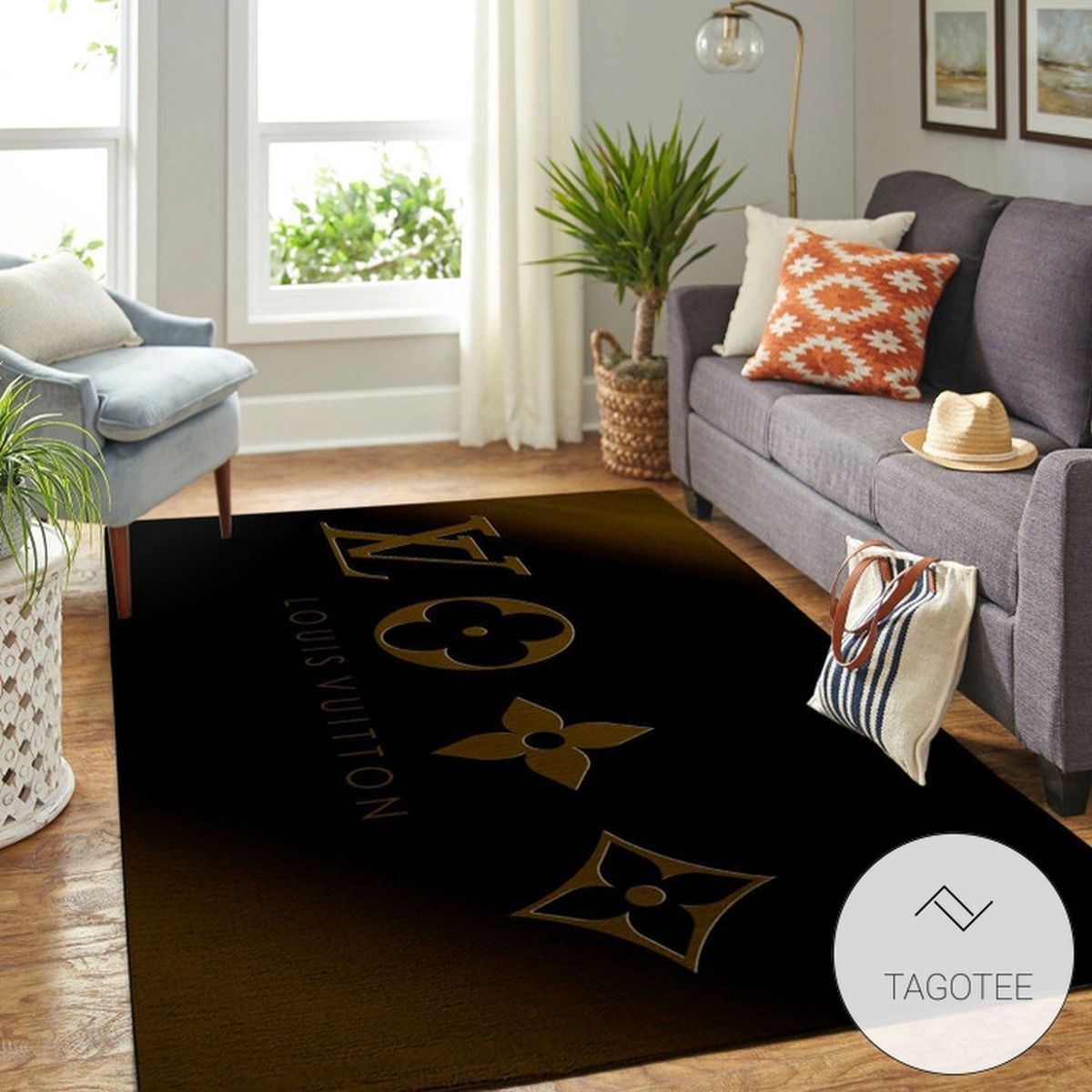 Louis Vuitton Area Rug Hypebeast Carpet Luxurious Fashion Brand Logo Living Room  Rugs Floor Decor 20010215