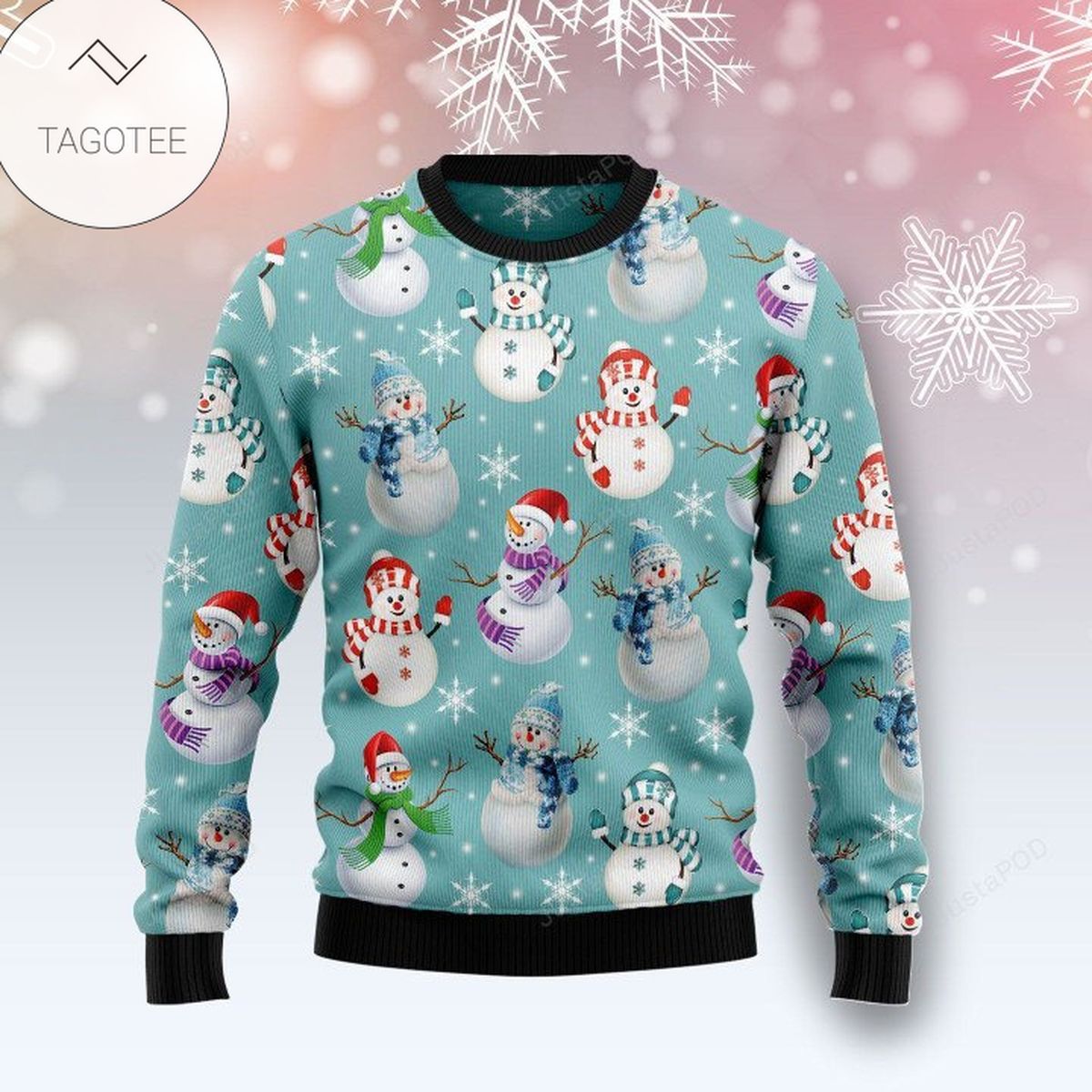 Love Snowman Ugly Christmas Sweater