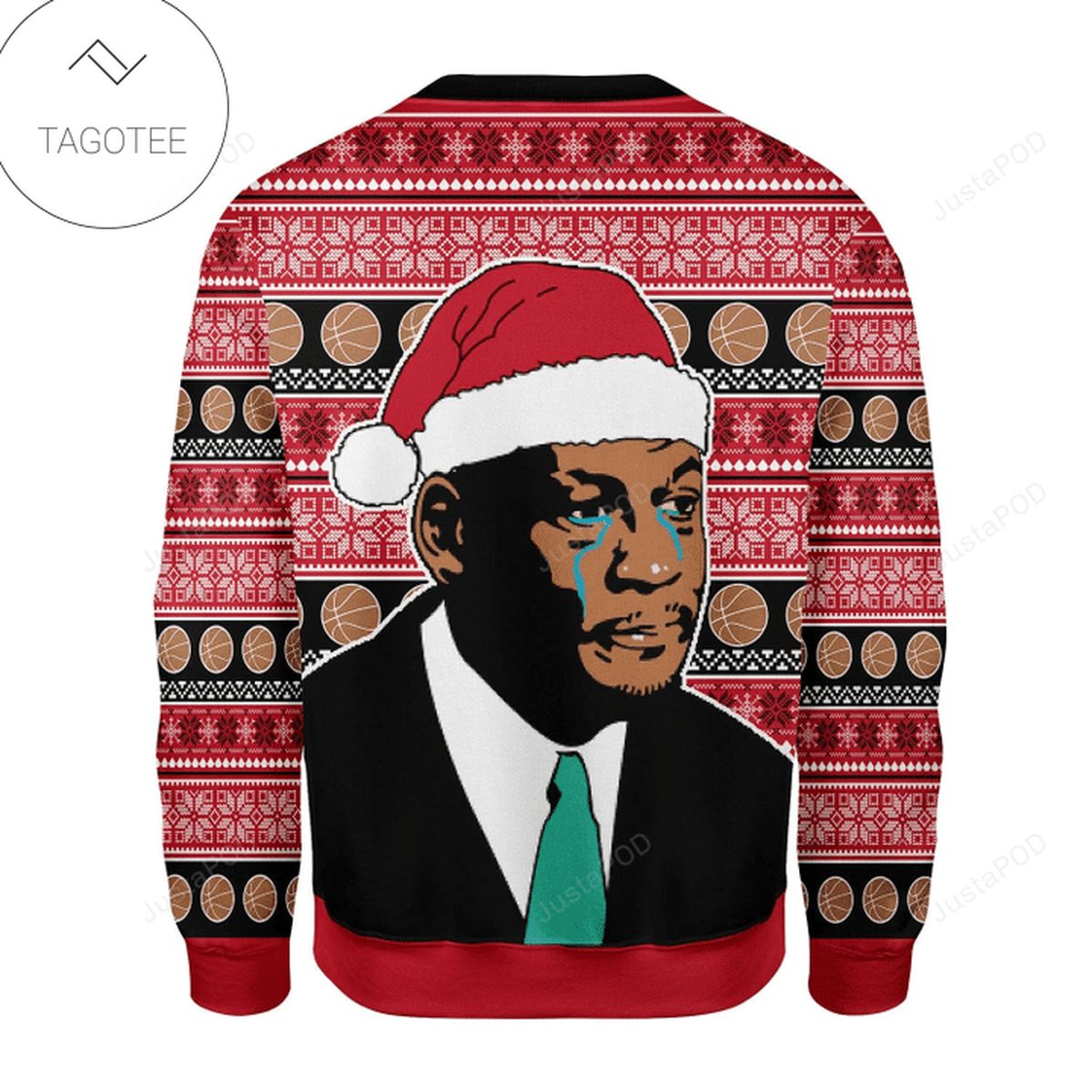 Merry Christmas The Crying MJ Ugly Christmas Sweater