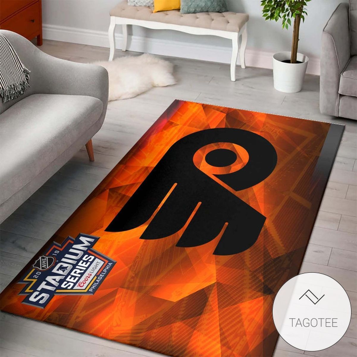 Philadelphia Flyers Area Rug NHL Ice Hockey Team Logo Carpet Living Room Rugs Floor Decor 200225024