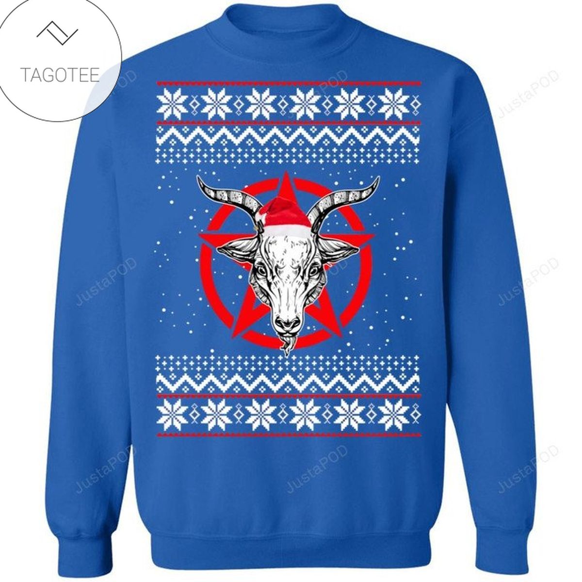 Satanic Pentagram Ugly Christmas Sweater