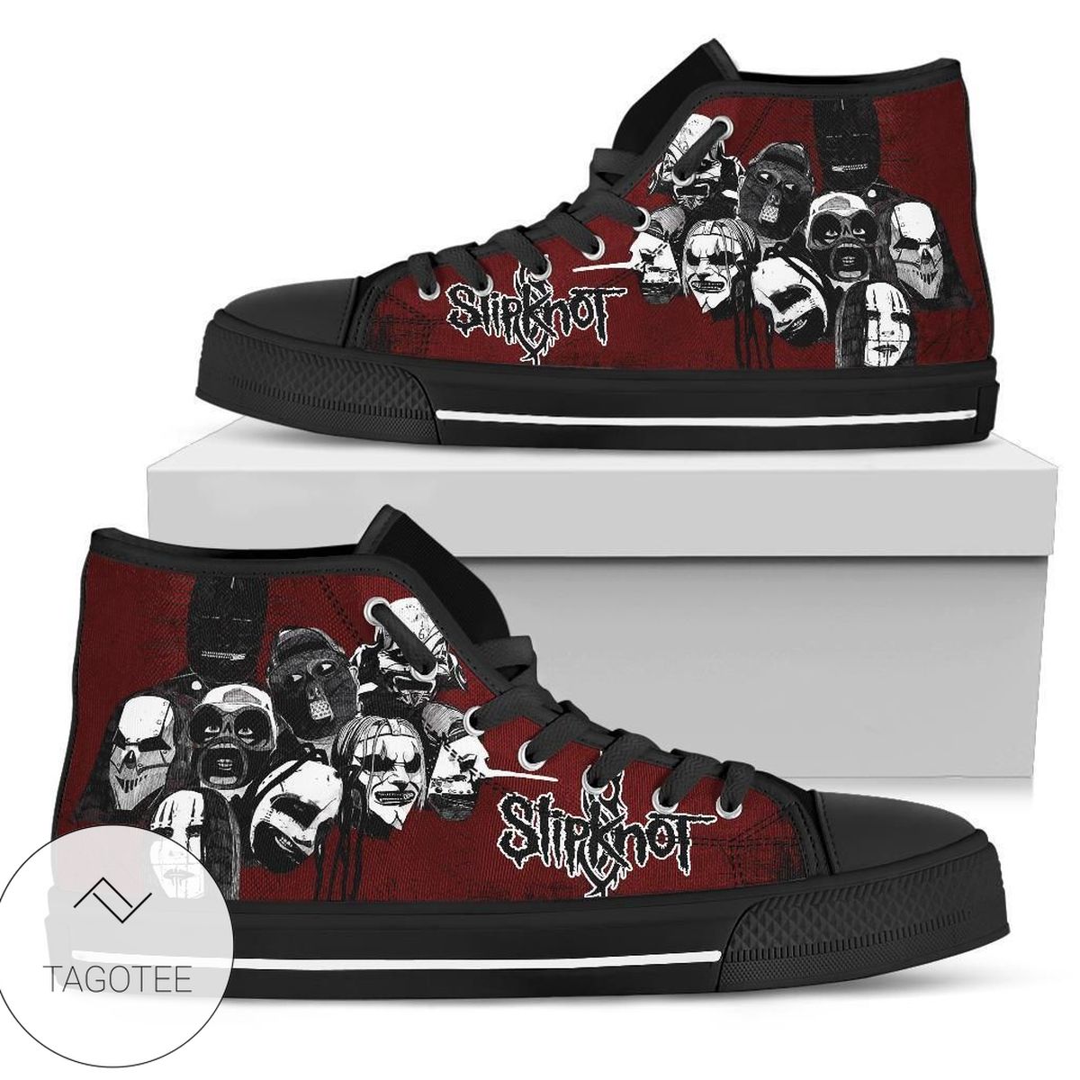 Slipknot Sneakers Rock Band Fan High Top Shoes High Top Shoes