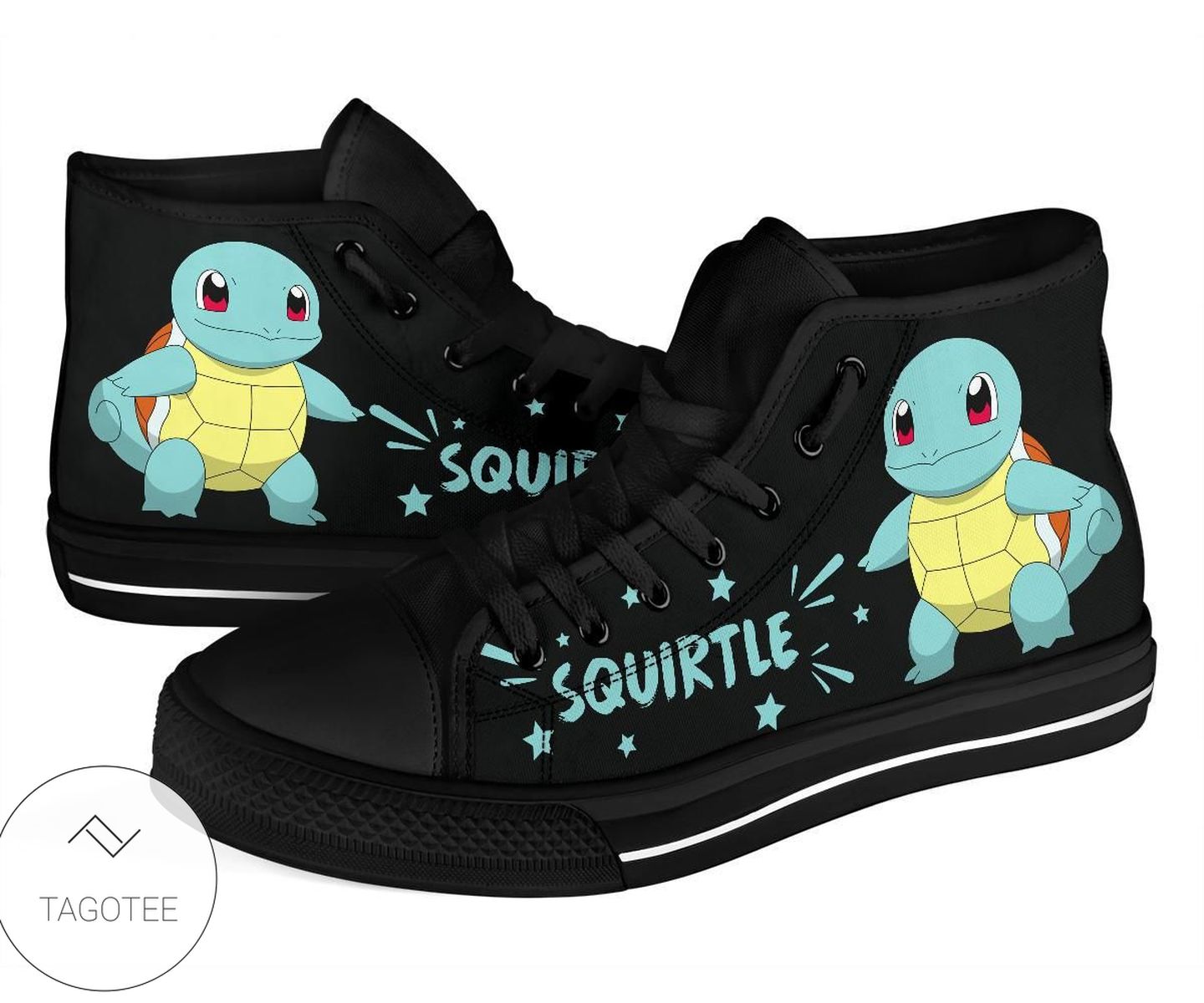Squirtle Sneakers Pokemon High Top Shoes Gift Idea High Top Shoes