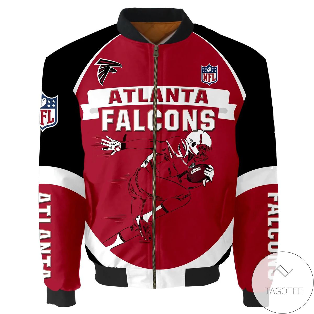 Atlanta Falcons Graphic Printed Running Men Unisex Bomber Jacket