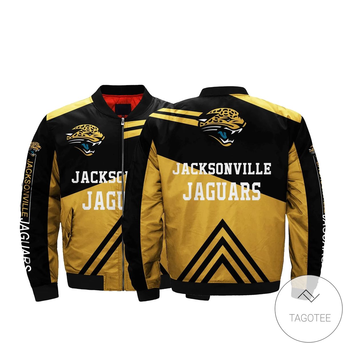 Low Price Nfl Jacket 3d Fullprint Jacksonville Jaguars Bomber Jacket For Men