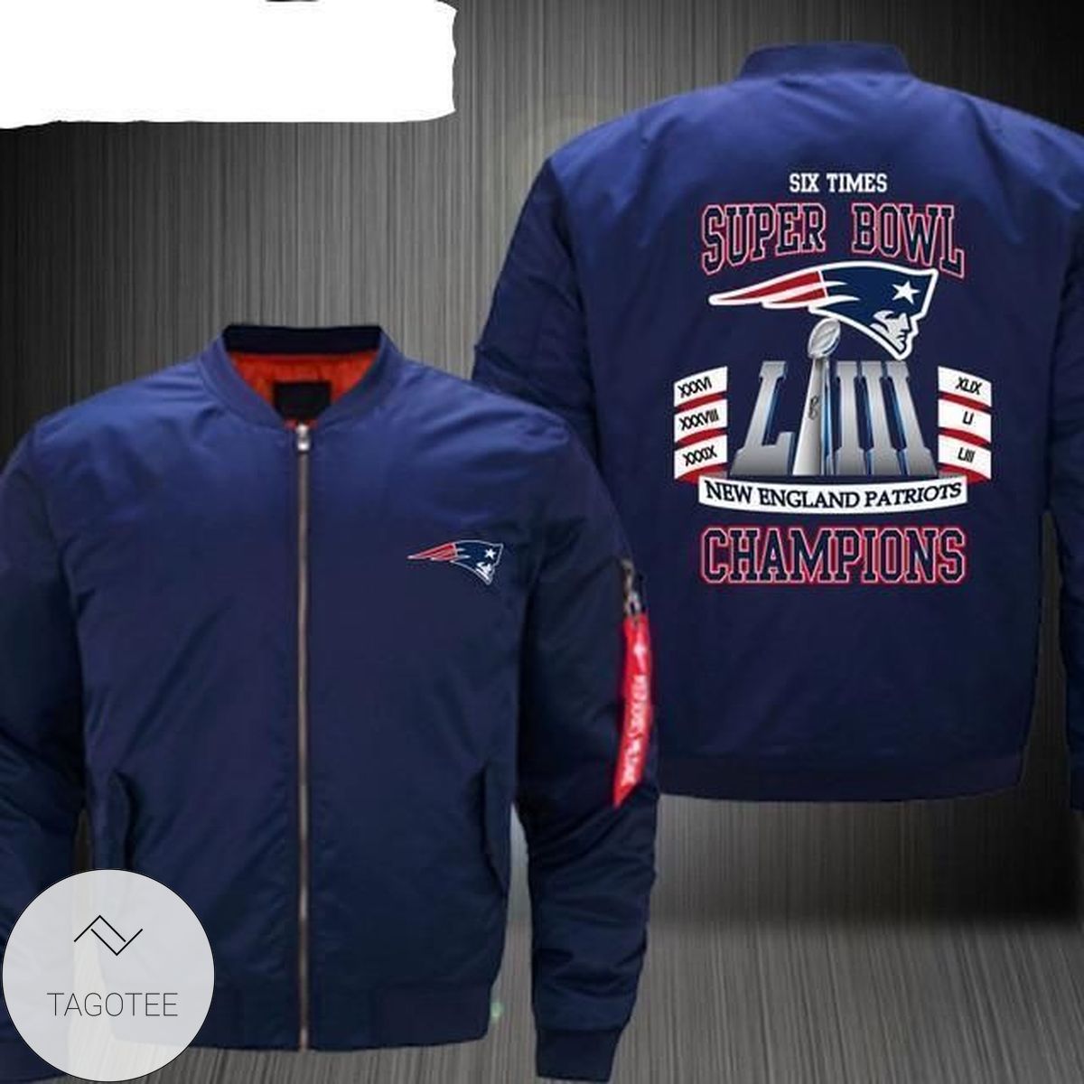 New England Patriotssuper Bowl Champion 3d Printed Unisex Bomber Jacket