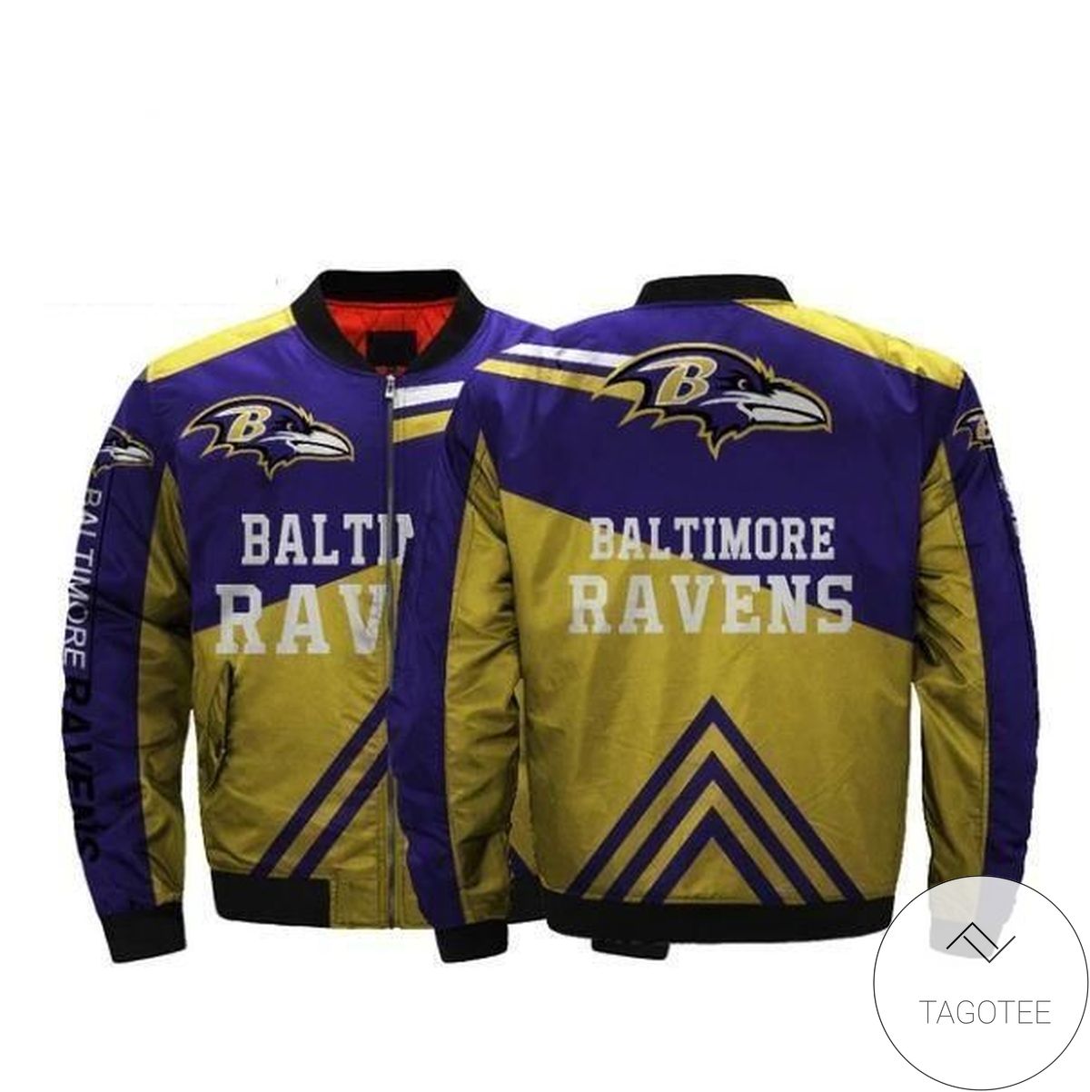 Nfl Football Baltimore Ravens Jacket Mens Bomber Jacket Coat