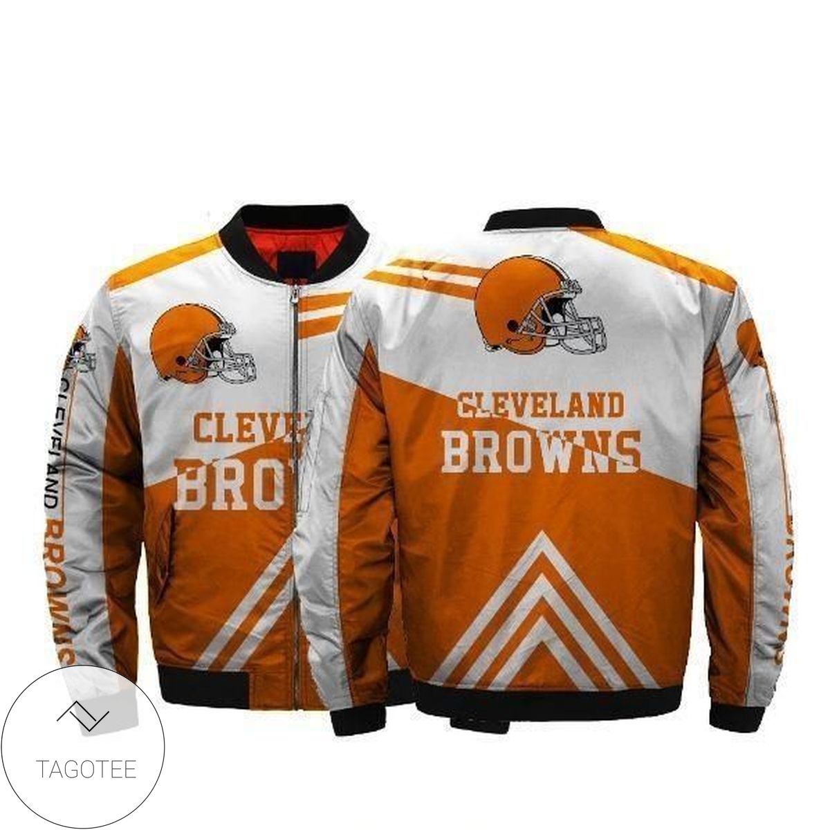 Nfl Football Bomber Jacket Cleveland Browns Jackets Coats